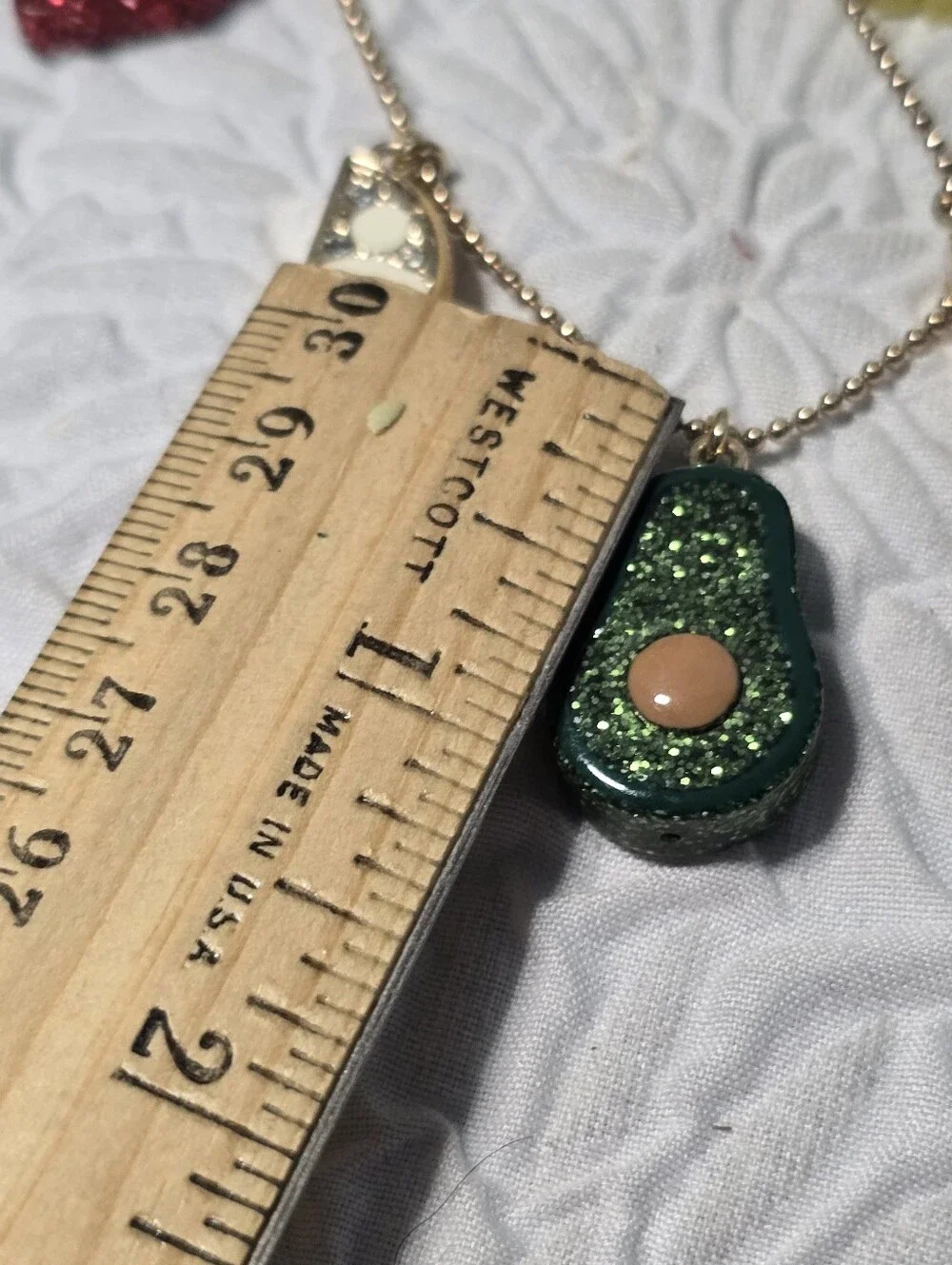 J crew Crew Cut  Fruit Charm Pendant Necklace - Multicolor 18